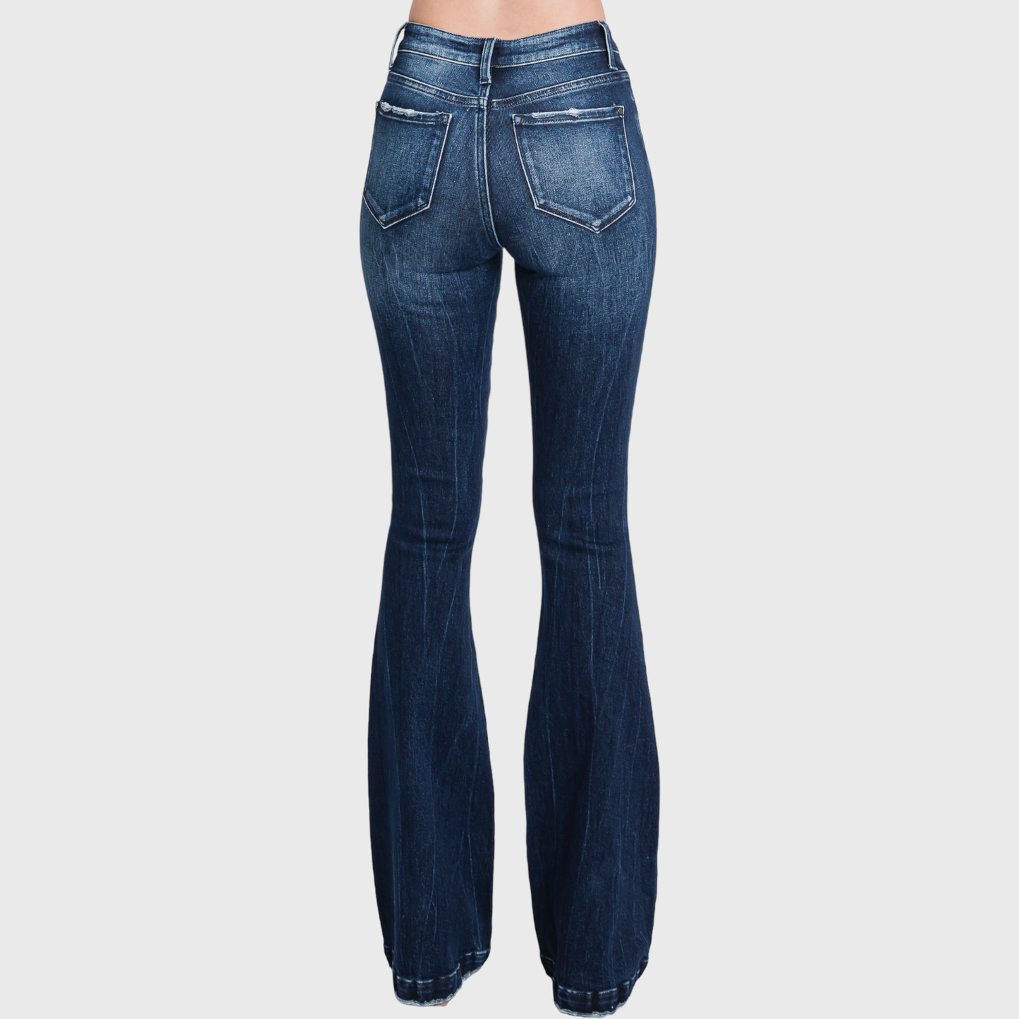 Petra 153 DISTRESSED MID RISE STRETCH FLARE