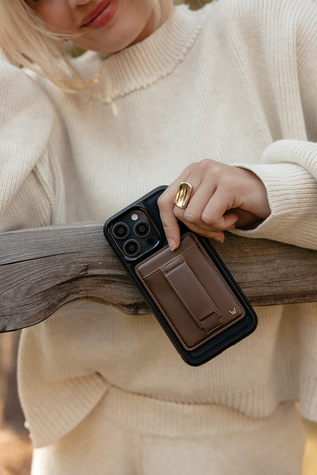 Dark Chocolate Magnetic Wallet