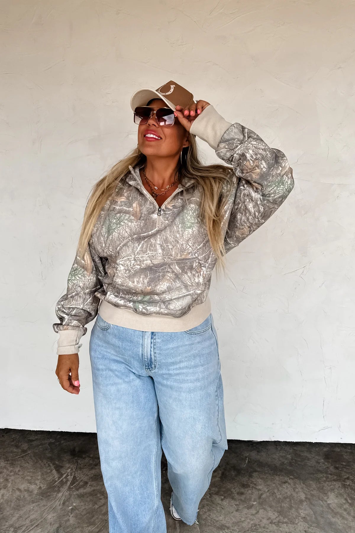 CAMO EASY DOES IT PULLOVER