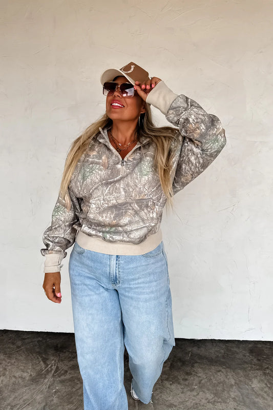 CAMO EASY DOES IT PULLOVER