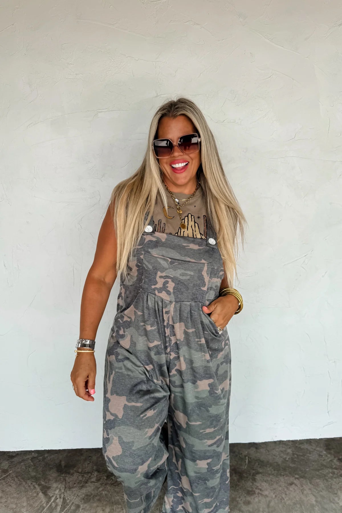 CAMO KARLI OVERALLS